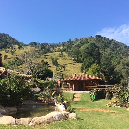Sitio Com Piscina Natural E Cascata, Com Linda Vista Em Lumiar. Exterior foto