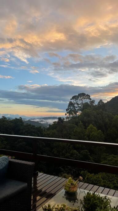 Sitio Com Piscina Natural E Cascata, Com Linda Vista Em Lumiar. Exterior foto